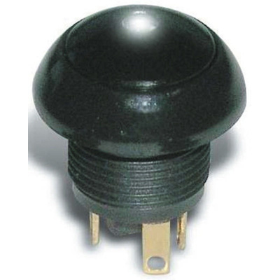 Otto Single Pole Double Throw (SPDT) Momentary Push Button Switch, IP68, 20 (Dia.)mm, Panel Mount