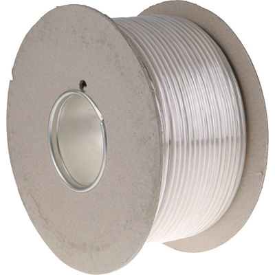 RS PRO 2 Core Power Cable, 0.5 mm², 100m, White PVC Sheath, 2182Y, 3 A, 300 V