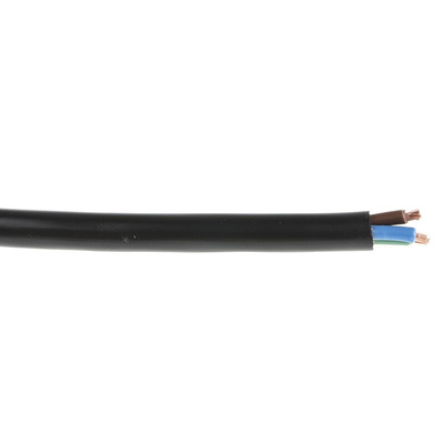 RS PRO 3 Core Power Cable, 2.5 mm², 100m, Black PVC Sheath, 3183Y, 20 A, 500 V
