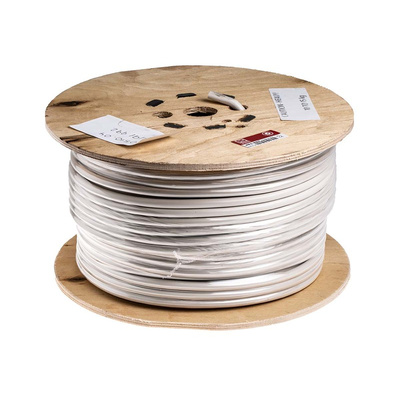 RS PRO 3 Core Power Cable, 1.5 mm², 100m, White PVC Sheath, 3183Y, 15 A, 500 V