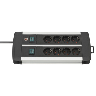 brennenstuhl 3m 8 Socket Extension Lead, IP20