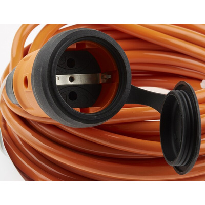 brennenstuhl 10m 1 Socket Schuko Extension Lead, 230 V ac, IP44