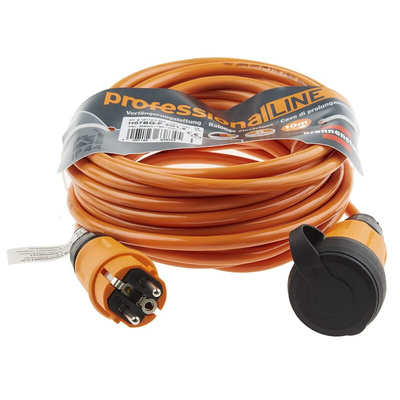 brennenstuhl 10m 1 Socket Schuko Extension Lead, 230 V ac, IP44