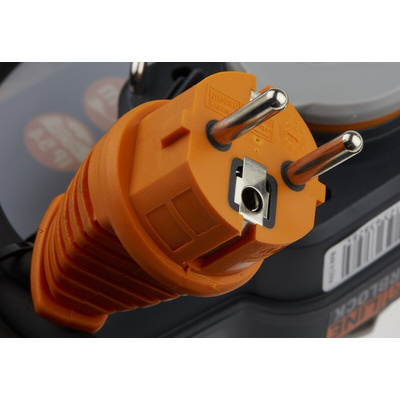 brennenstuhl 15m 4 Socket Type F - German Schuko Extension Lead, 230 V ac, IP54