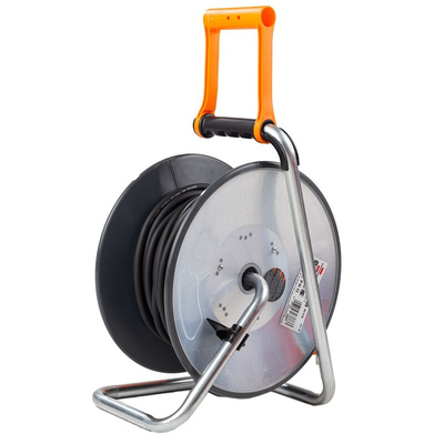 brennenstuhl 25m 4 Socket Type F - German Schuko Cable Reel, 230 V ac, IP44