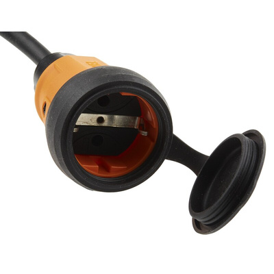 brennenstuhl 10m 1 Socket Type F - German Schuko Extension Lead, 230 V ac, IP44