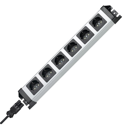 Kopp 6 Socket Schuko Socket, 250 V, IP20