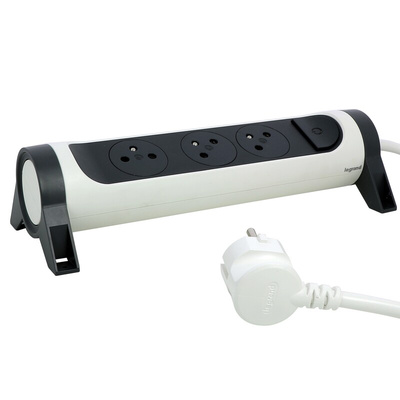 Legrand 3m 3 Socket Type E - French Extension Lead