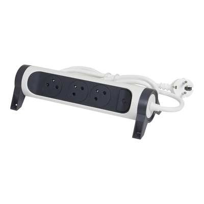 Legrand 3m 3 Socket Type E - French Extension Lead