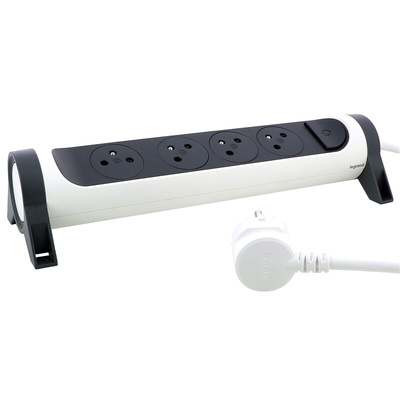 Legrand 3m 4 Socket Type E - French Extension Lead