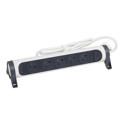 Legrand 3m 5 Socket Type E - French Extension Lead
