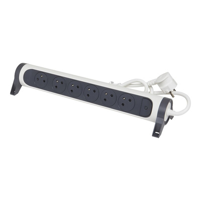 Legrand 3m 6 Socket Type E - French Extension Lead