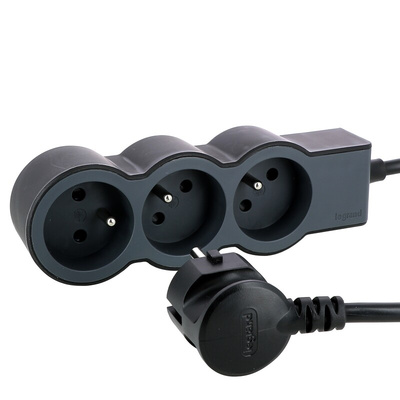 Legrand 1.5m 3 Socket Type E - French Extension Lead