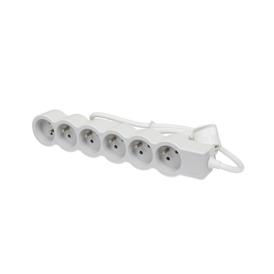 Legrand 1.5m 6 Socket Type E - French Extension Lead