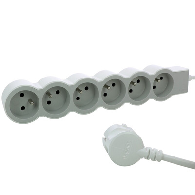 Legrand 1.5m 6 Socket Type E - French Extension Lead