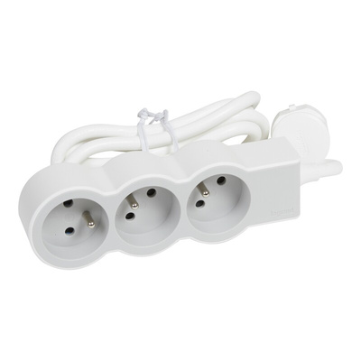 Legrand 3m 3 Socket Type E - French Extension Lead