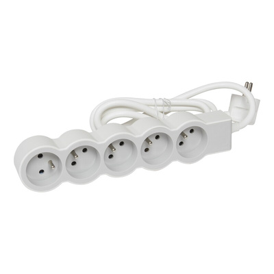 Legrand 3m 5 Socket Type E - French Extension Lead