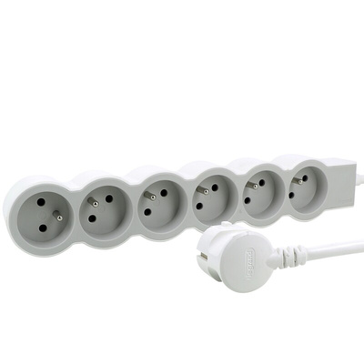 Legrand 3m 6 Socket Type E - French Extension Lead
