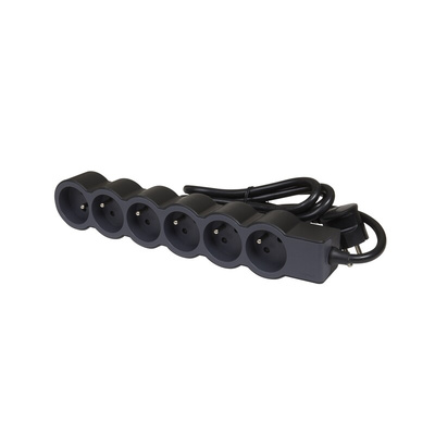 Legrand 3m 6 Socket Type E - French Extension Lead