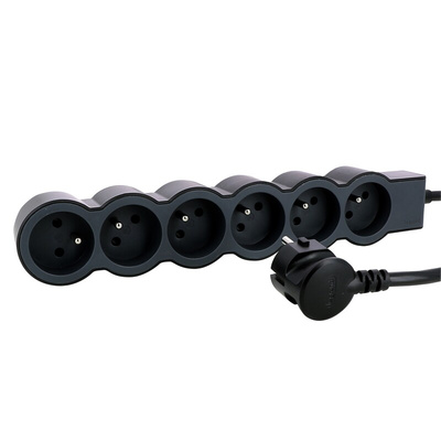 Legrand 3m 6 Socket Type E - French Extension Lead