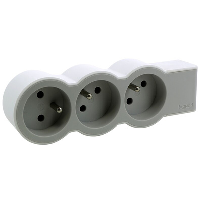 Legrand 3 Socket Type E - French Extension Lead