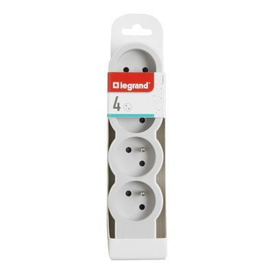 Legrand 4 Socket Type E - French Extension Lead