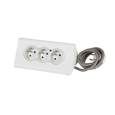 Legrand 1.5m 3 Socket Type E - French Extension Lead