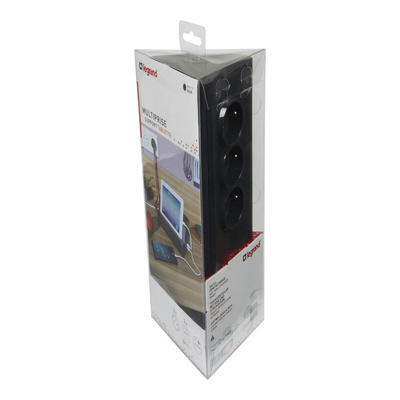 Legrand 1.5m 3 Socket Type E - French Extension Lead