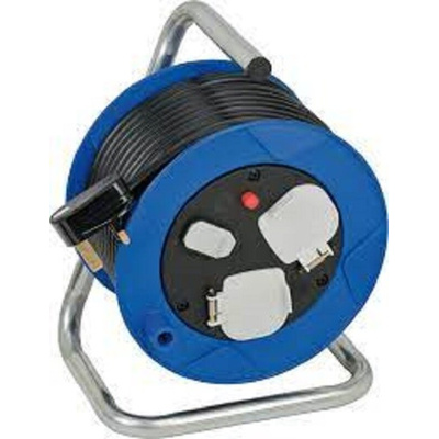 brennenstuhl 15m 4 Socket Type G - British, USB Cable Reel