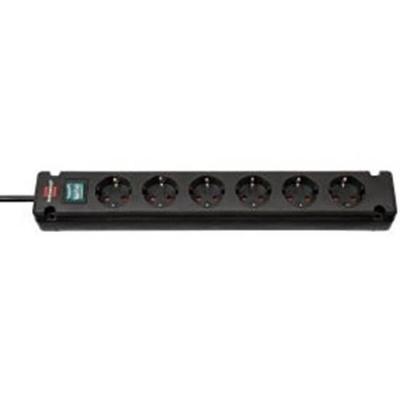 brennenstuhl 3m 6 Socket Type F - German Schuko Extension Lead