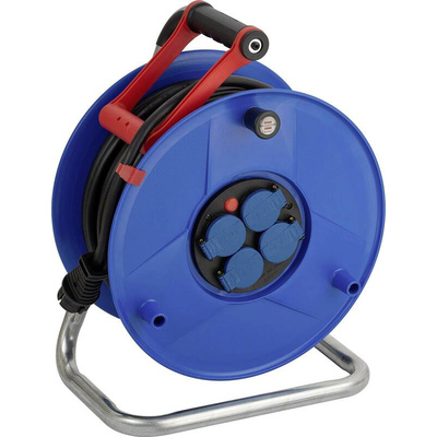 brennenstuhl 40m 4 Socket Type E - French Cable Reel