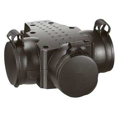 PROLONGATEUR 3X2P+T CAOUTCHOUC