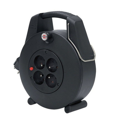 brennenstuhl 20m 4 Socket Type E - French Extension Reel, 230 V, IP20