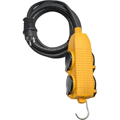 brennenstuhl 5m 4 Socket Type E - French Extension Lead, 230 V, IP44