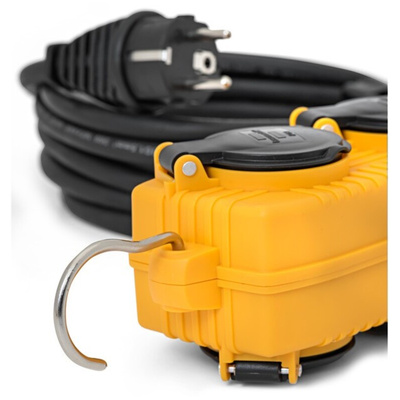 brennenstuhl 10m 4 Socket Type E - French Extension Lead, 230 V, IP44
