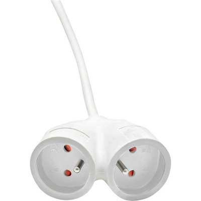 brennenstuhl 5m 2 Socket Type E - French Extension Lead, 230 V, IP20