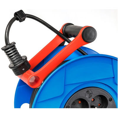 brennenstuhl 50m 4 Socket Type E - French Extension Reel, 230 V, IP20