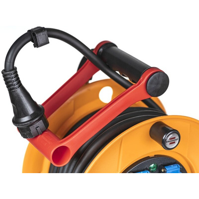 brennenstuhl 40m 4 Socket Type E - French Extension Reel, 230 V, IP44