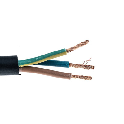 RS PRO 3 Core Power Cable, 6 mm², 50m, Black CPE Sheath, 450/750 V ac