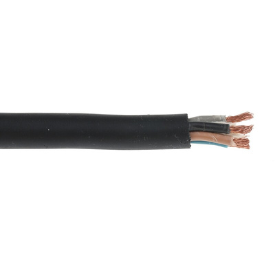 RS PRO 5 Core Power Cable, 4 mm², 50m, Black CPE Sheath, 450/750 V ac