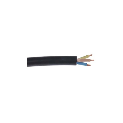 RS PRO 4 Core Power Cable, 2.5 mm², 100m, Black CPE Sheath, TRS, 20 A, 300 V, 500 V
