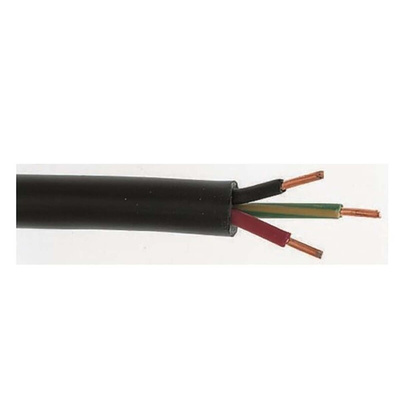 RS PRO 3 Core Power Cable, 1.5 mm