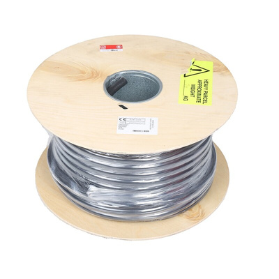 RS PRO 4 Core Power Cable, 4 mm², 50m Armoured, Black PVC Sheath, 600/1000 V