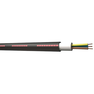 RS PRO 2 Core Power Cable, 1.5 mm², 50m, Black PVC Sheath, U1000RO2V, 10 A, 0.6/1 kV