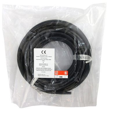 RS PRO 3 Core Power Cable, 0.75 mm², 25m, Black Silicone Sheath, High Temperature, 6.5 A, 450 V