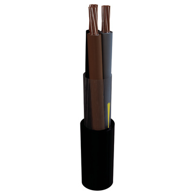 AXINDUS 3 Core Power Cable, 1.5 mm², 100m, Black Flame Retardant Halogen Free Polyolefin Compound Sheath, Marineline