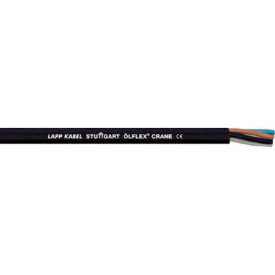 Lapp 5 Core Power Cable, 1 mm², 100m, Black Rubber Sheath, Flexible Multicore, 500 V ac