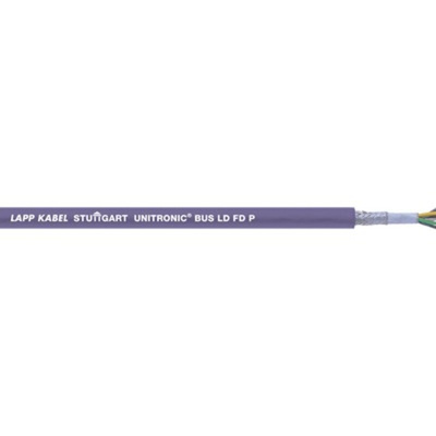 Lapp 2 Core Power Cable, 0.25 mm², 100m, Purple Polyurethane PUR Sheath, Data, 250 V ac