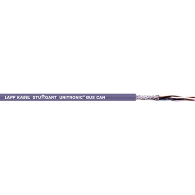 Lapp 2 Core Power Cable, 0.5 mm², 100m, Purple Polyvinyl Chloride PVC Sheath, Data, 250 V ac