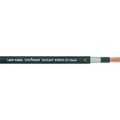 Lapp 1 Core Power Cable, 25 mm², 100m, Black Polyvinyl Chloride PVC Sheath, Single Core, 1 kV ac